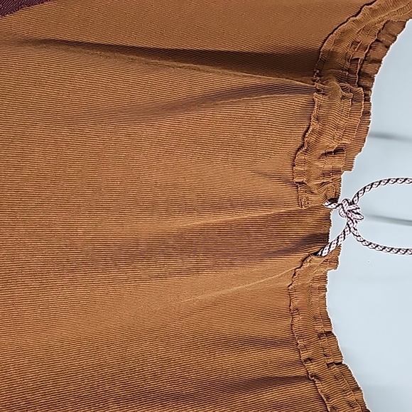 We The Free Burgundy and Mustard Top - Picture 6 of 14